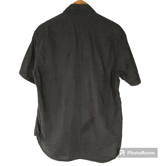 COASTAORO 100% Cotton Short Sleeve Button Up Shirt Mens L - Picture 2 of 7